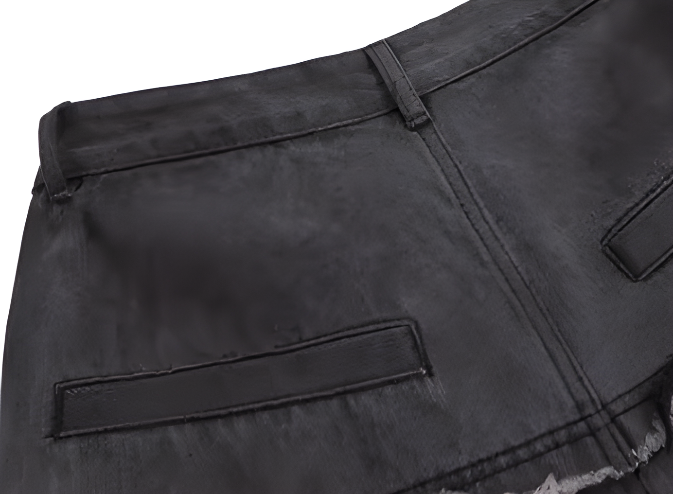 Ultra-Wide Shred Cargo Jeans