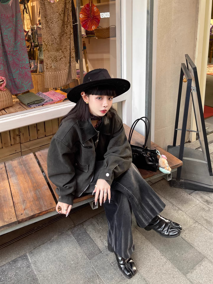 Oversized Outerwear Jacket